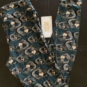 Disney Lularoe Ursula OS Leggings